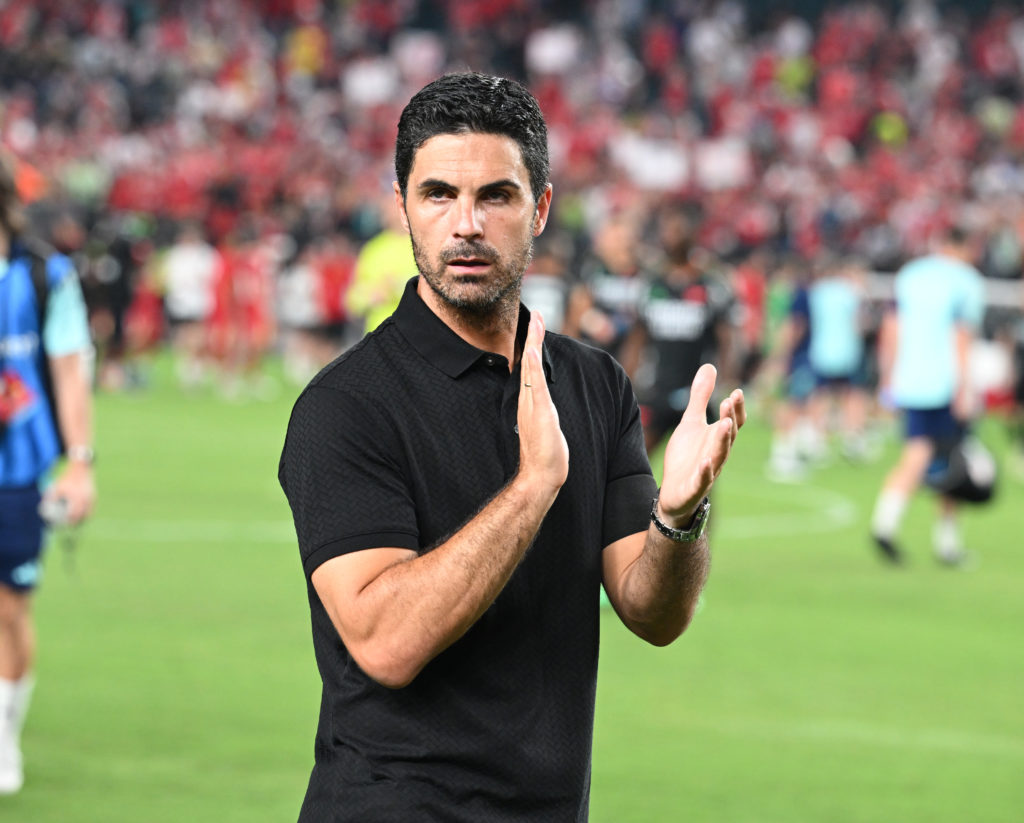 'Like him a lot': Mikel Arteta says he loves £30m Arsenal player who's in talks to leave