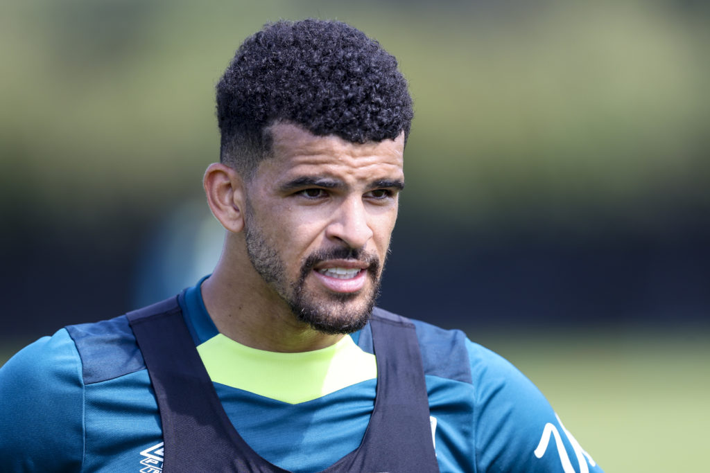 Dominic Solanke of Bournemouth during a pre-season training session at Vitality Stadium on August 01, 2024 in Bournemouth, England.