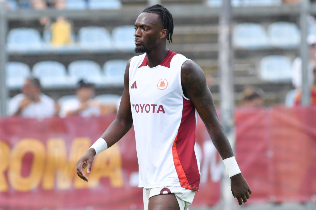 Tammy Abraham of AS Roma seen during the friendly match between Roma and Olympiakos at Manlio Scopigno Stadium. Final score; Roma 1:1 Olympiakos.