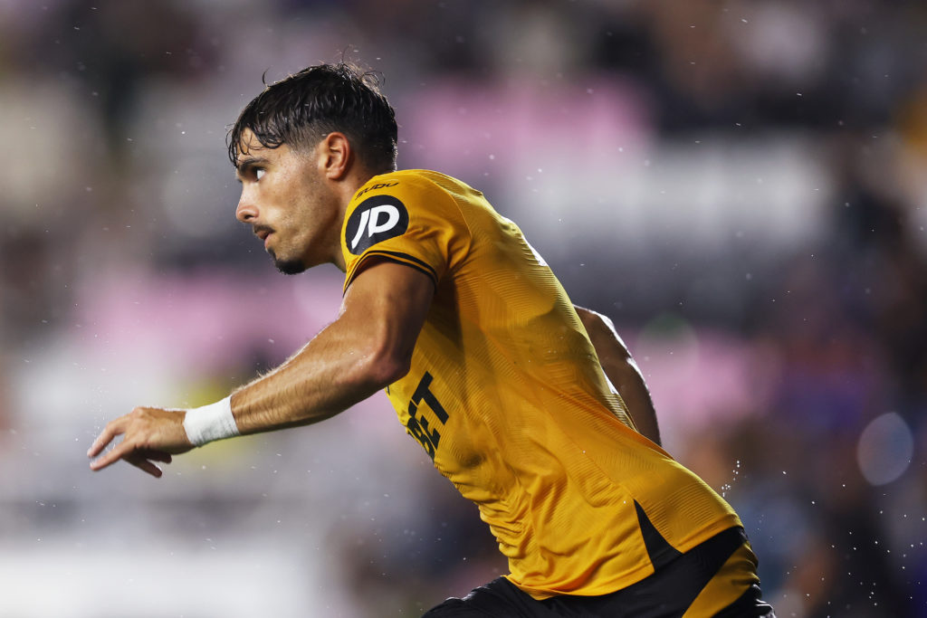 Pedro Neto of Wolverhampton Wanderers during the Pre-season Friendly match between RB Leipzig and Wolverhampton Wanderers FC at Chase Stadium on Au...