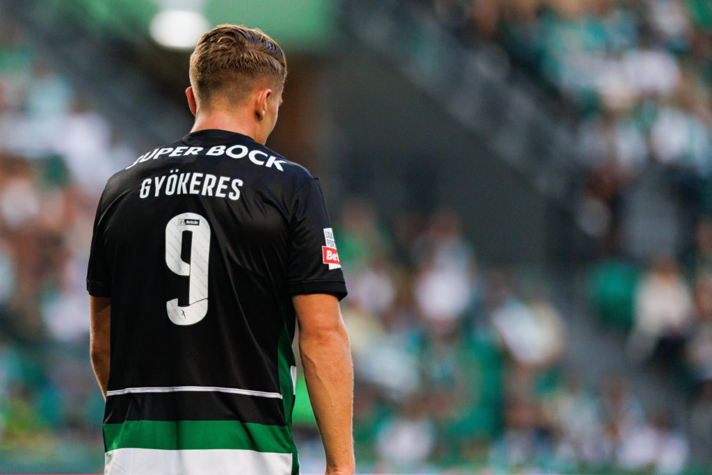 Viktor Gyokeres seen during the Liga Portugal game between teams of Sporting CP and Rio Ave FC at Estadio Jose Alvalade