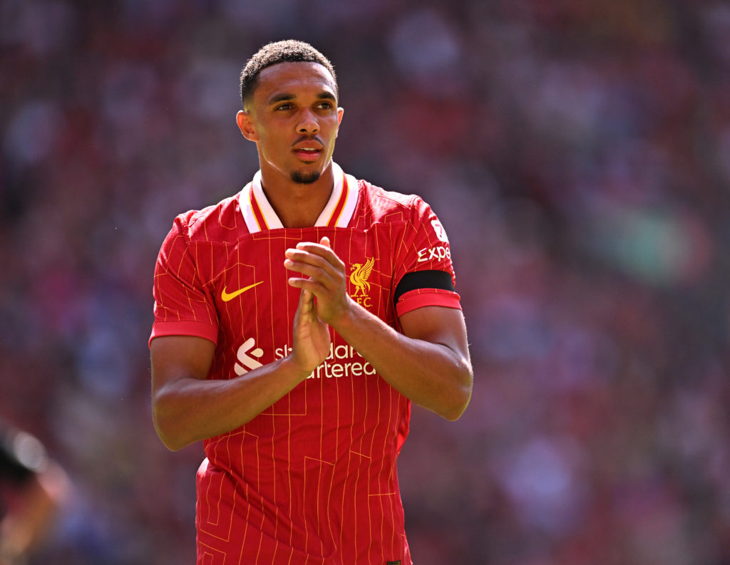 (THE SUN OUT, THE SUN ON SUNDAY OUT) Trent Alexander-Arnold of Liverpool during the pre-season friendly match between Liverpool and Sevilla at Anfi...