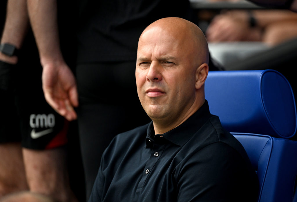 (THE SUN OUT, THE SUN ON SUNDAY OUT) Arne Slot head coach of Liverpool during the Premier League match between Ipswich Town FC and Liverpool FC at ...