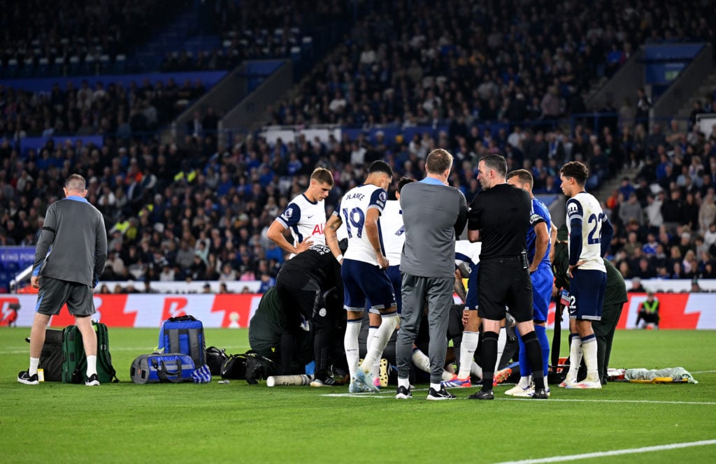 Tottenham's team doctor provides injury update on Rodrigo Bentancur after collision in Leicester City game