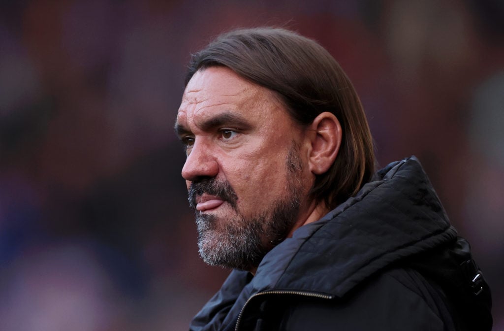 Daniel Farke, Manager of Leeds United, looks on prior to the Sky Bet Championship match between Sheffield Wednesday FC and Leeds United FC at Hills...