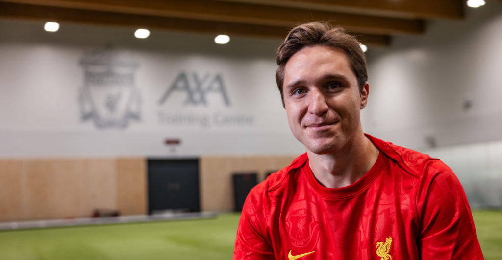 Liverpool Unveil New Signing Federico Chiesa