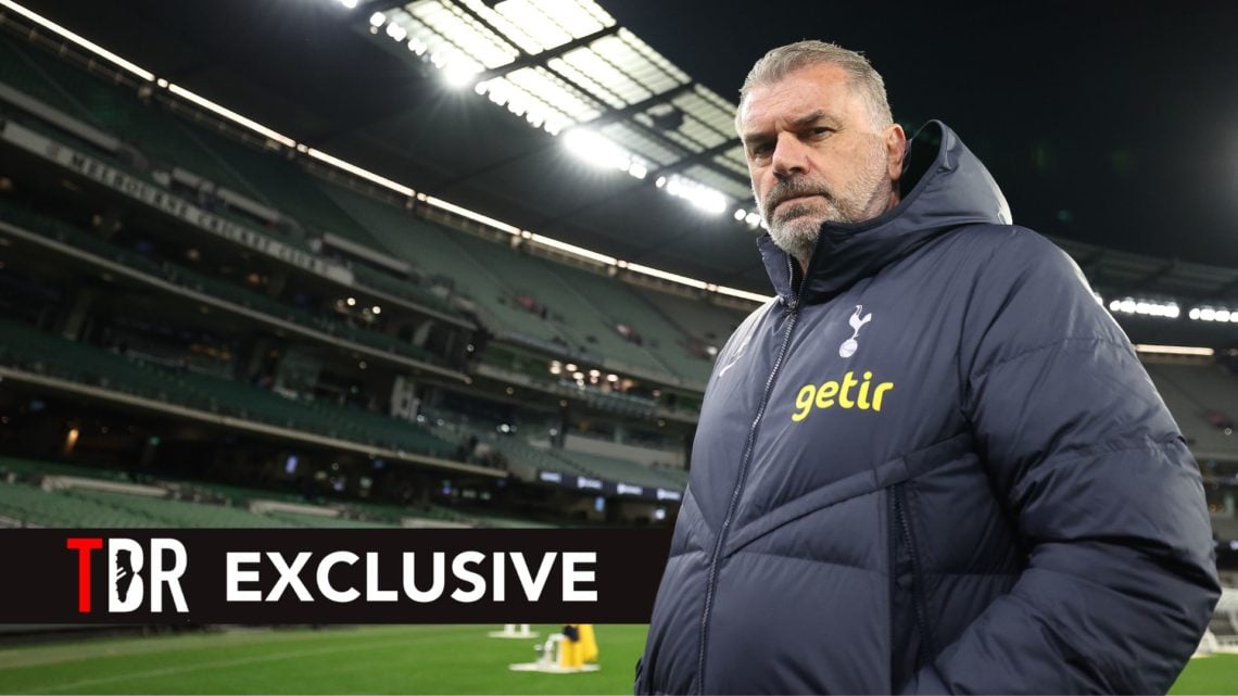 Ange Postecoglou, coach of Tottenham Hotspur is seen prior to the exhibition match.