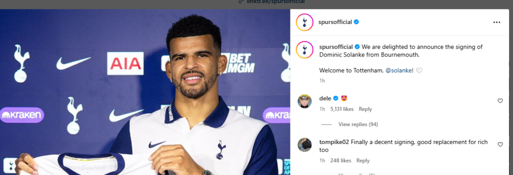 CR@Dele (Meta, Instagram, 2024)