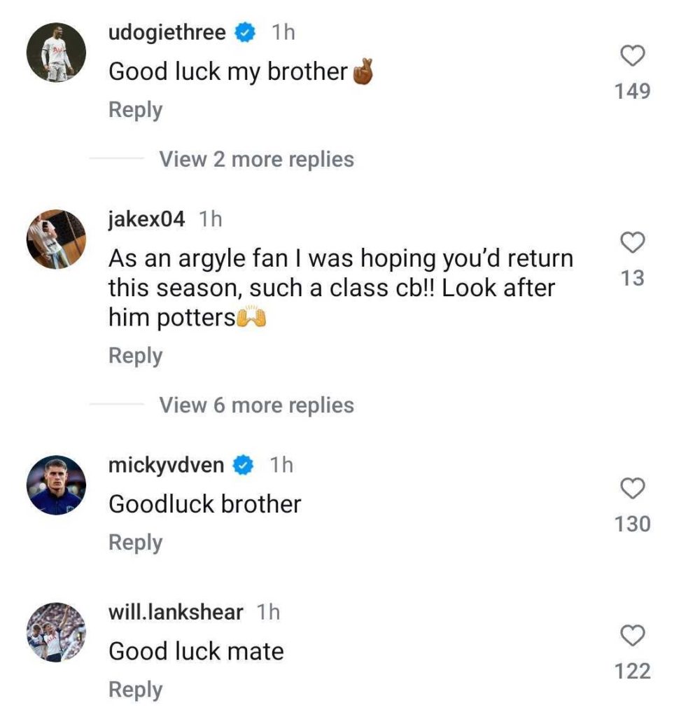 Tottenham defender Ashley Phillips congratulated for Stoke City loan