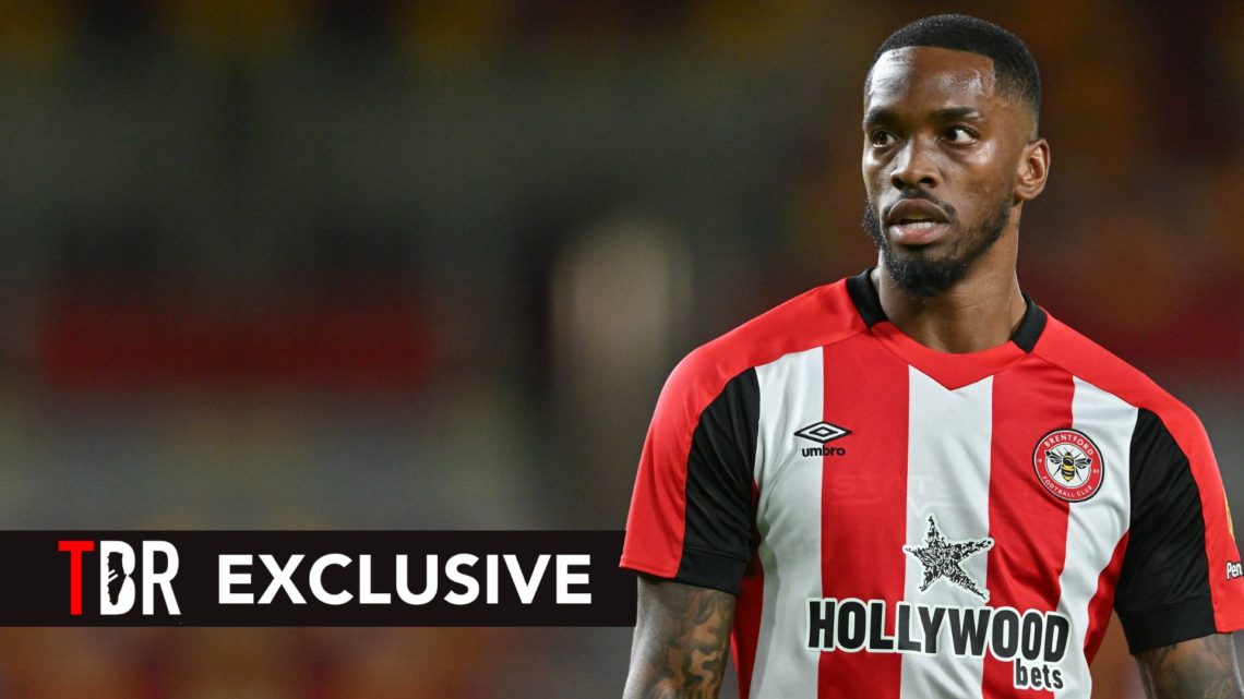 Ivan Toney of Brentford during the pre-season friendly match. Overlaid, an exclusive banner.