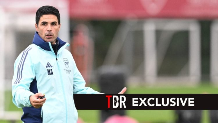 Arsenal manager Mikel Arteta during a training sesssion at Sobha Realty Training Centre. Overlaid, an exclusive banner.