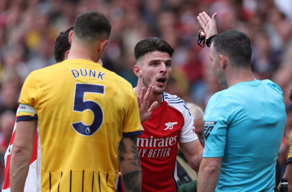 'You could see': Joe Hart shares what he noticed just before Declan Rice was sent off in 1-1 Arsenal draw