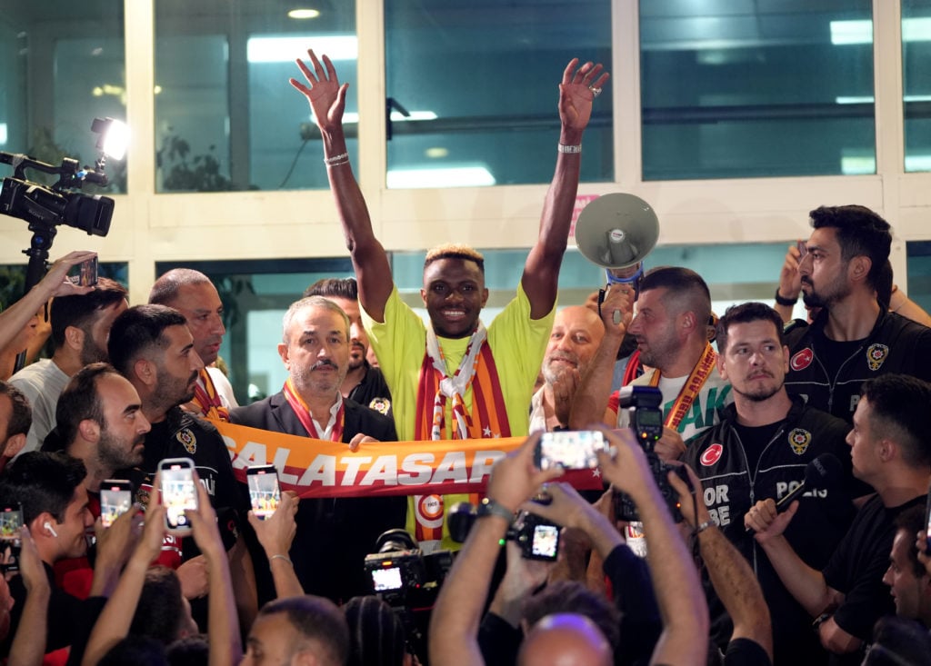 Victor Osimhen arrives in Istanbul on Galatasaray' transfer agenda