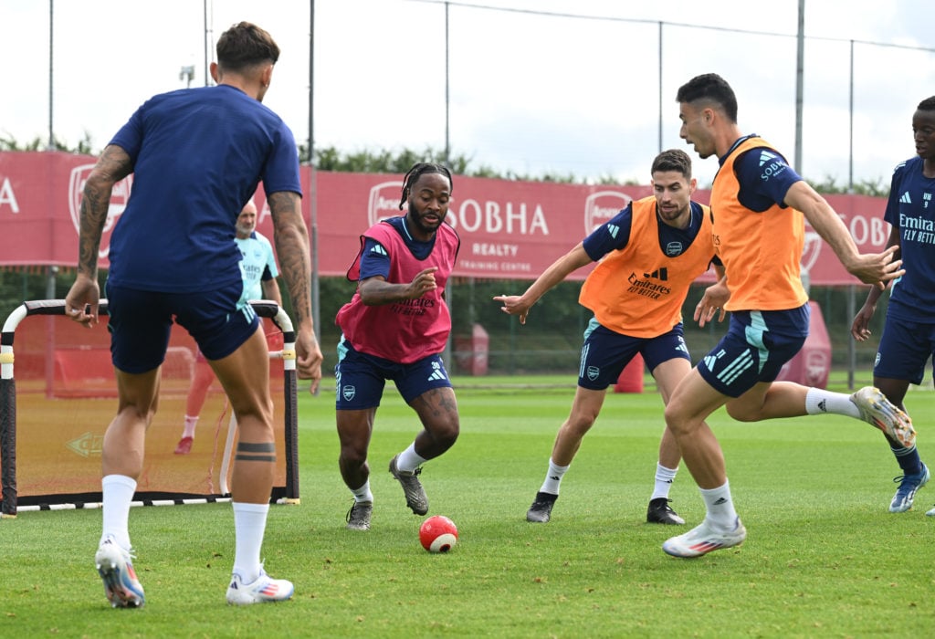 17-year-old Arsenal youngster spotted training alongside Raheem Sterling in rare chance