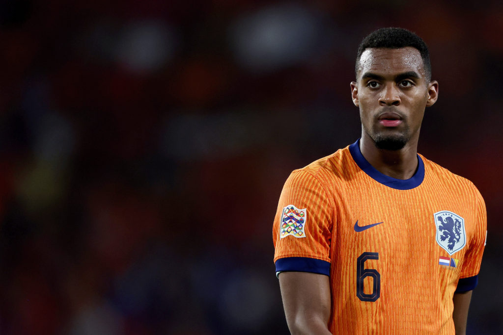 Ryan Gravenberch of Holland  during the  UEFA Nations league match between Holland  v Bosnia and Herzegovina at the Philips Stadium on September 7,...