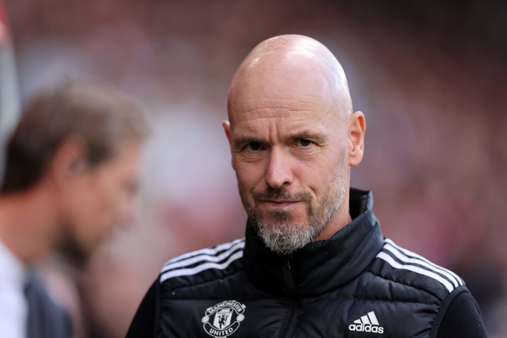 Erik ten Hag Manager / Head Coach of Manchester United ahead of the Premier League match between Southampton FC and Manchester United FC at St Mary...