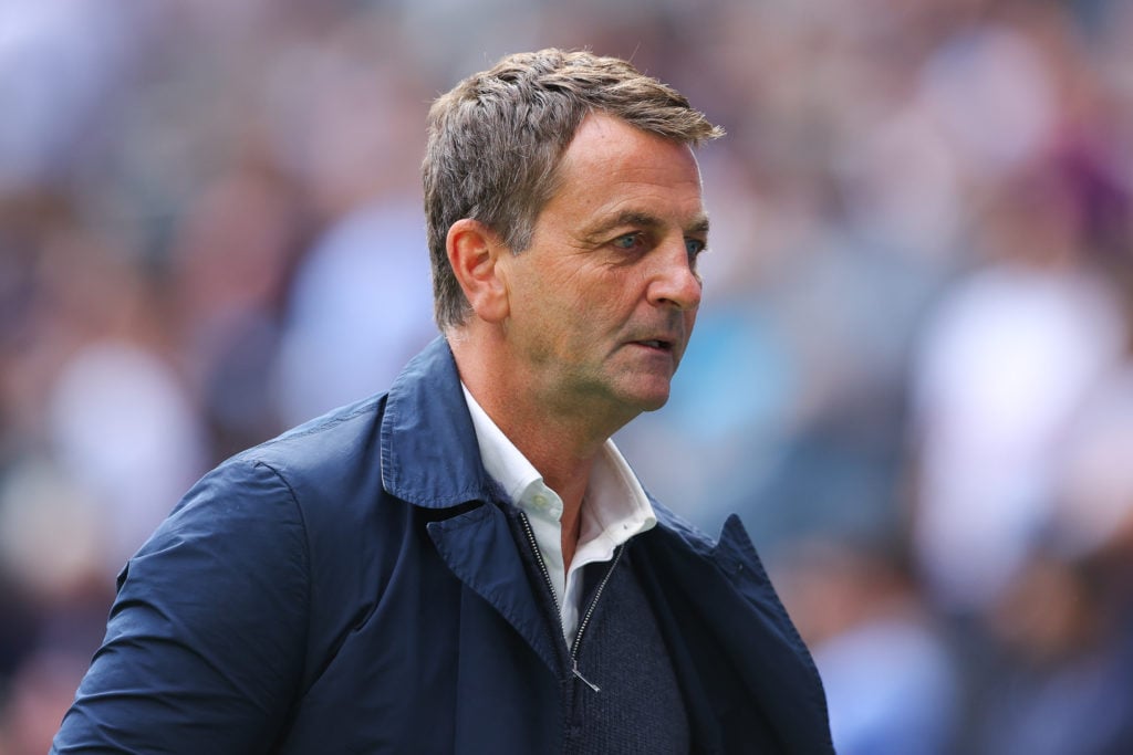 Former Tottenham Hotspur manager Tim Sherwood during the Premier League match between Tottenham Hotspur FC and Arsenal FC at Tottenham Hotspur Stad...