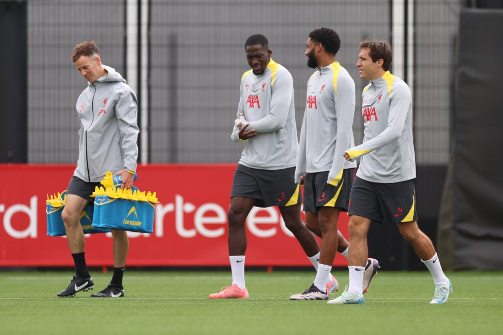 'Again': Sky reporter spots £12.5m Liverpool player looking 'sharp' in training ahead of AC Milan