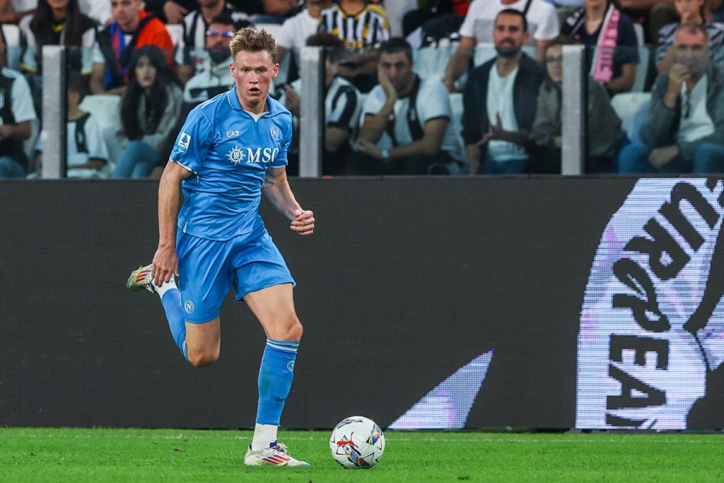 Scott Francis McTominay of SSC Napoli seen in action during Serie A 2024/25 football match between Juventus FC and SSC Napoli at Allianz Stadium. F...