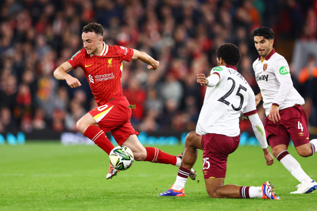 Liverpool v West Ham United - Carabao Cup Third Round