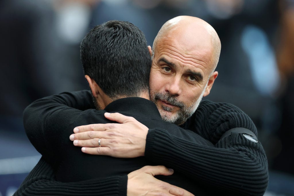 ‘So strong’: Pep Guardiola praises two Arsenal players after chaotic 2-2 draw at the Etihad