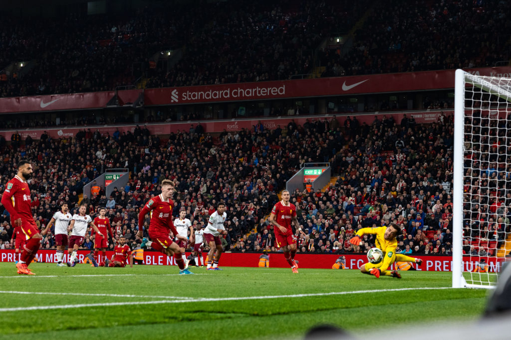 Liverpool v West Ham United - Carabao Cup Third Round
