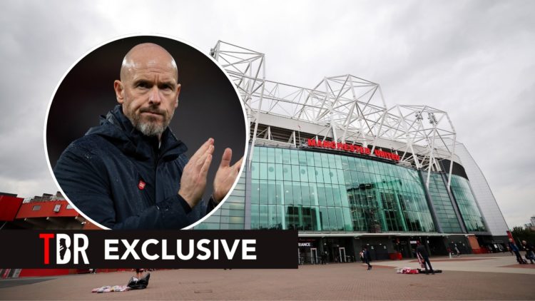 A general view outside the stadium ahead of the UEFA Europa League 2024/25 League Phase MD1 match between Manchester United and FC Twente at Old Tr...