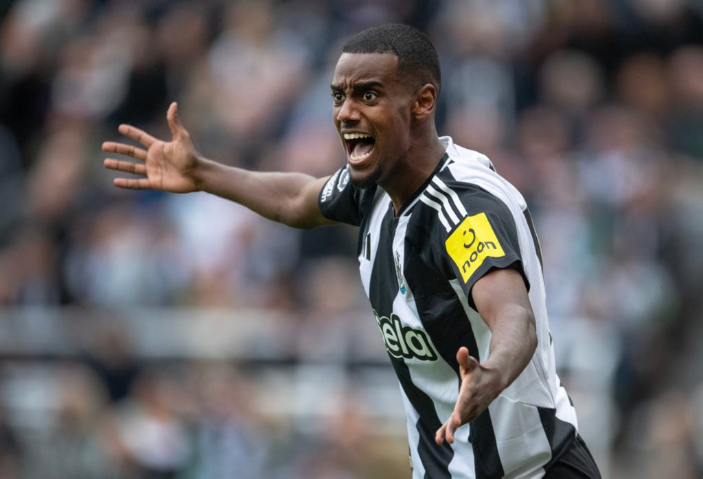 Alexander Isak of Newcastle United during the Premier League match between Newcastle United FC and Tottenham Hotspur FC at St James' Park on Septem...