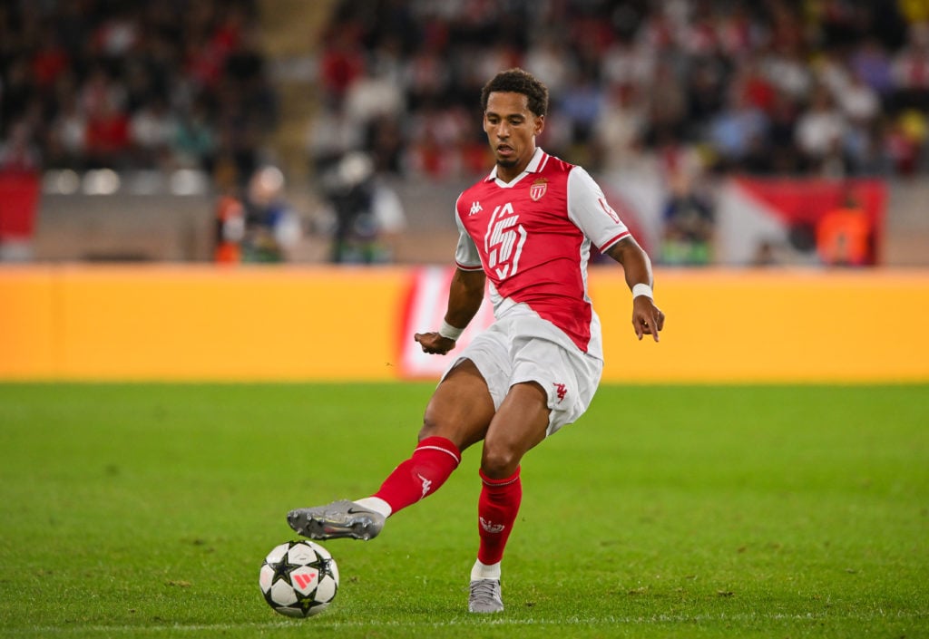 Thilo Kehrer of AS Monaco during the UEFA Champions League 2024/25 League Phase MD1 match between AS Monaco and FC Barcelona at Stade Louis II on S...