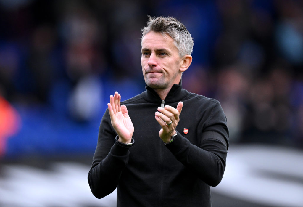 Ipswich Town manager Kieran McKenna during a Premier League match.