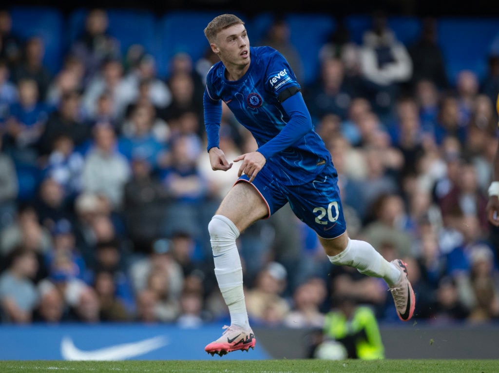 Cole Palmer of Chelsea during the Premier League match between Chelsea FC and Brighton & Hove Albion FC at Stamford Bridge on September 28, 202...