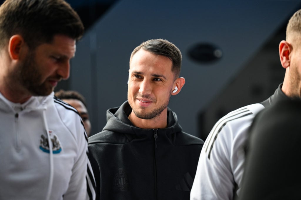 Newcastle United Goalkeeper Odysseas Vlachodimos arrives for the Premier League match between Everton FC and Newcastle United FC at Goodison Park o...