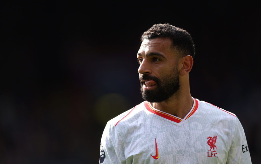 Mohamed Salah of Liverpool during the Premier League match between Crystal Palace FC and Liverpool FC at Selhurst Park on October 05, 2024 in Londo...