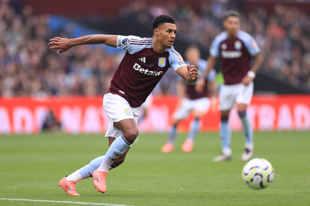 Aston Villa FC striker Ollie Watkins up against Manchester United