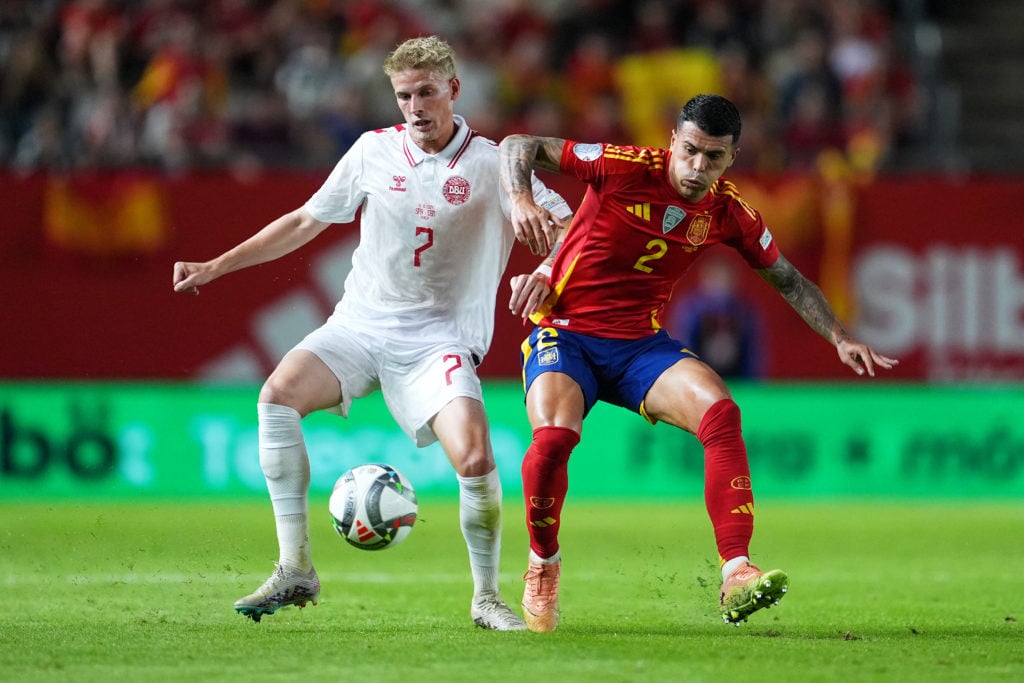 Spanish media deliver their verdicts on Pedro Porro’s display after rare start in 1-0 win over Denmark