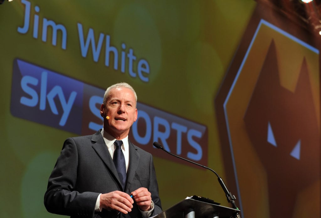 Jim White of Sky Sports News at the Wolverhampton Wanderers End of Season Dinner