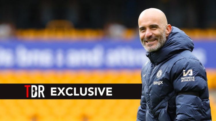 Enzo Maresca, manager of Chelsea, after the Premier League match between Wolverhampton Wanderers and Chelsea at Molineux in Wolverhampton. Overlaid...