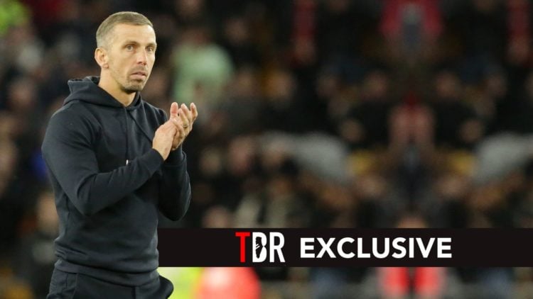 Wolverhampton Wanderers manager Gary O'Neil applauds the home fans after the Premier League match between Wolverhampton Wanderers and Liverpool at ...