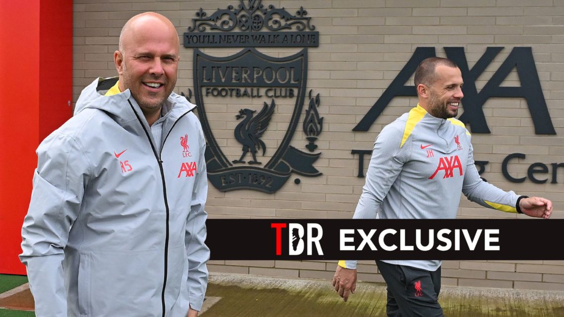 Arne Slot Head Coach of Liverpool during the UEFA Champions League 2024/25 League Phase MD2 training and press conference at Axa Training Centre. O...