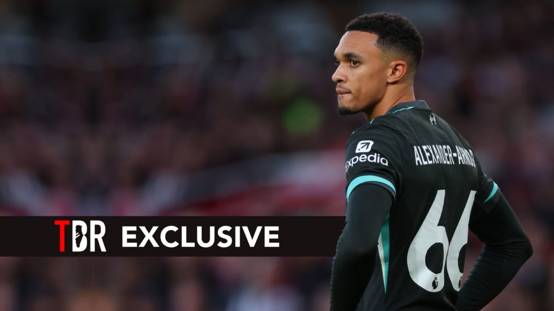 Trent Alexander-Arnold of Liverpool during the Premier League match between Arsenal FC and Liverpool FC.