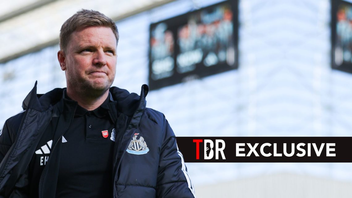Eddie Howe, manager of Newcastle United, during the Premier League match between Newcastle United FC and Manchester City FC at St James' Park. Over...