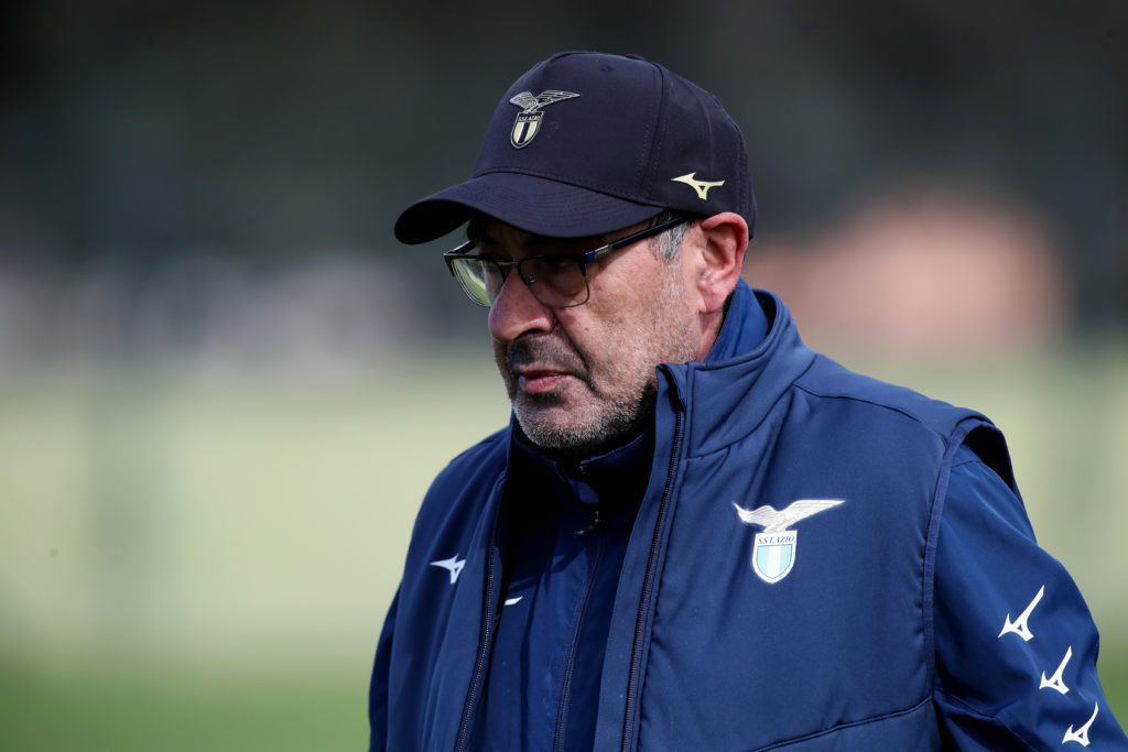 SS Lazio Training Session And Press Conference - UEFA Champions League 2023/24