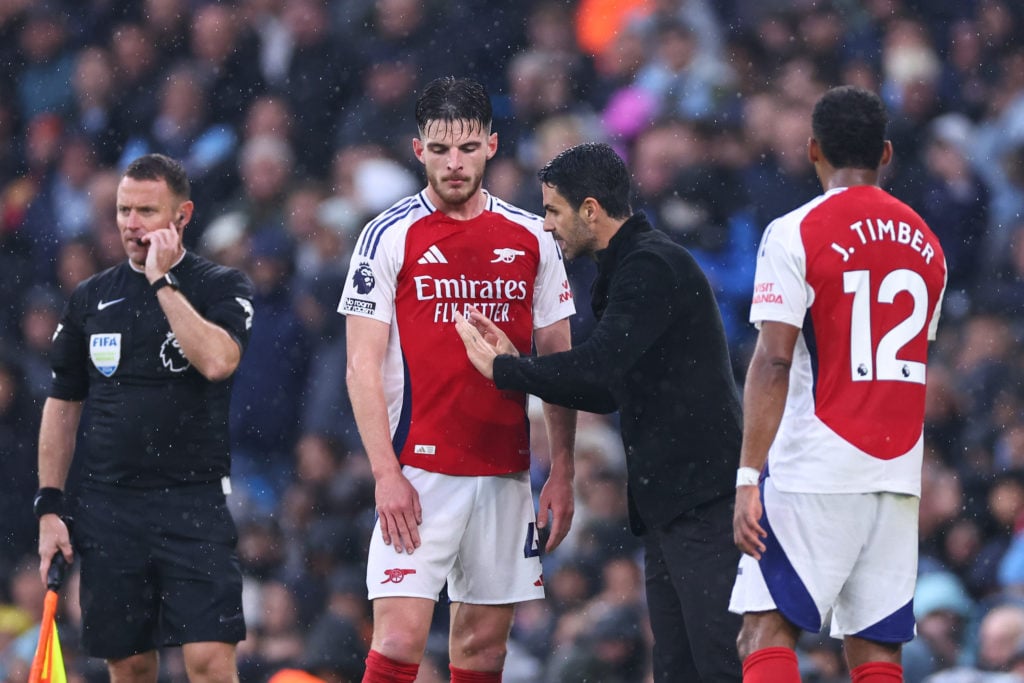 Mikel Arteta shares what Declan Rice is now struggling to do as Arsenal star set to miss tomorrow's game