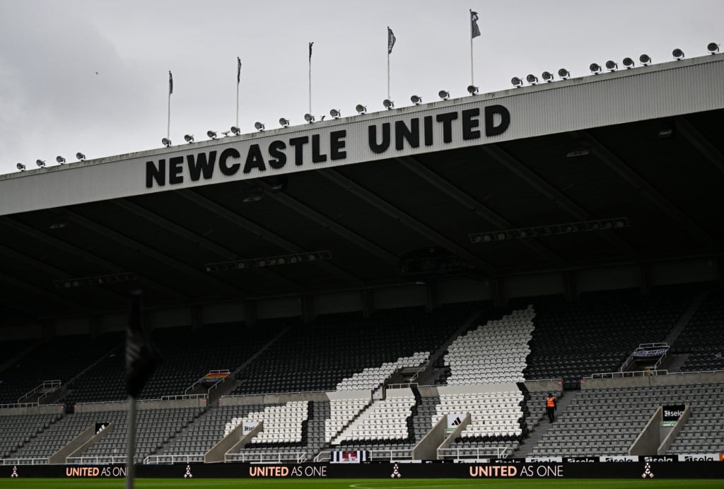 A general view ahead of the Carabao Cup Third Round match between Newcastle United and AFC Wimbledon at The Cherry Red Records Stadium on October 0...