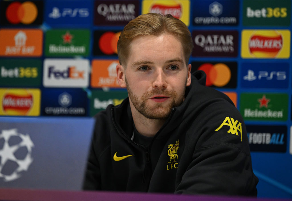 Liverpool FC Training Session And Press Conference - UEFA Champions League 2024/25 League Phase MD4