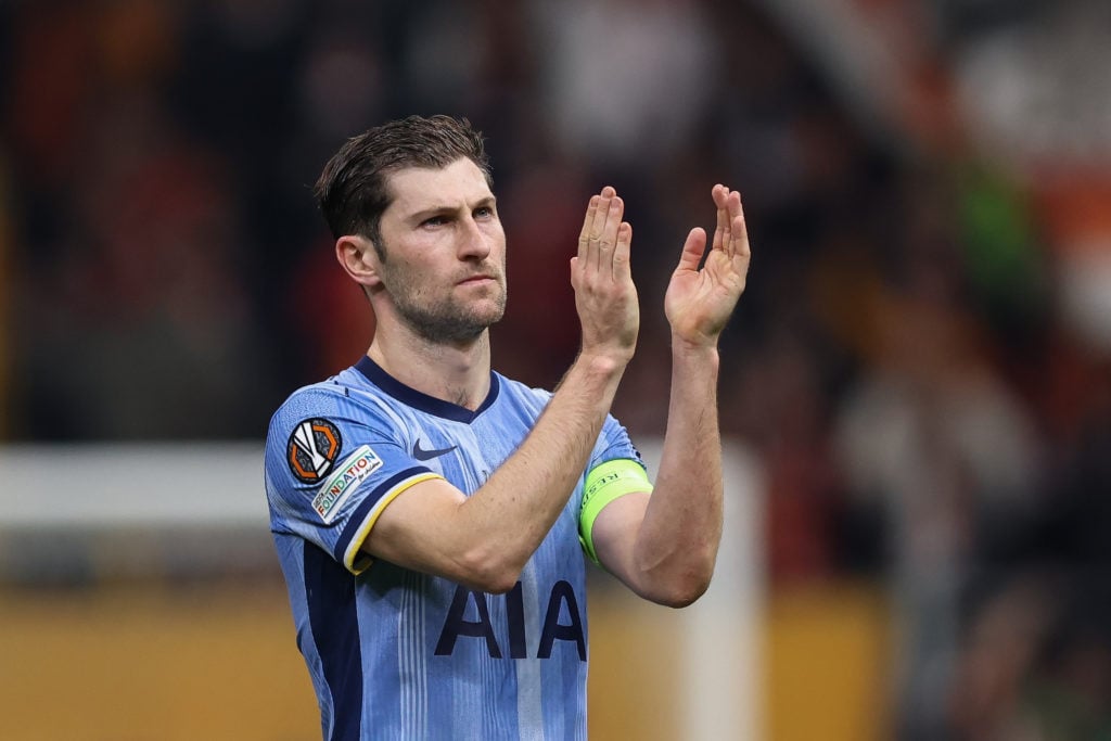 Ben Davies after Galatasaray A.S. v Tottenham Hotspur - UEFA Europa League 2024/25 League Phase MD4