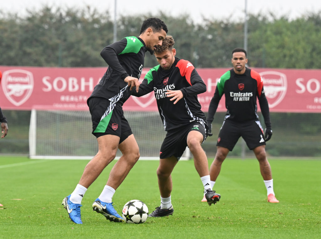 Arsenal FC Training Session - UEFA Champions League 2024/25 League Phase MD4