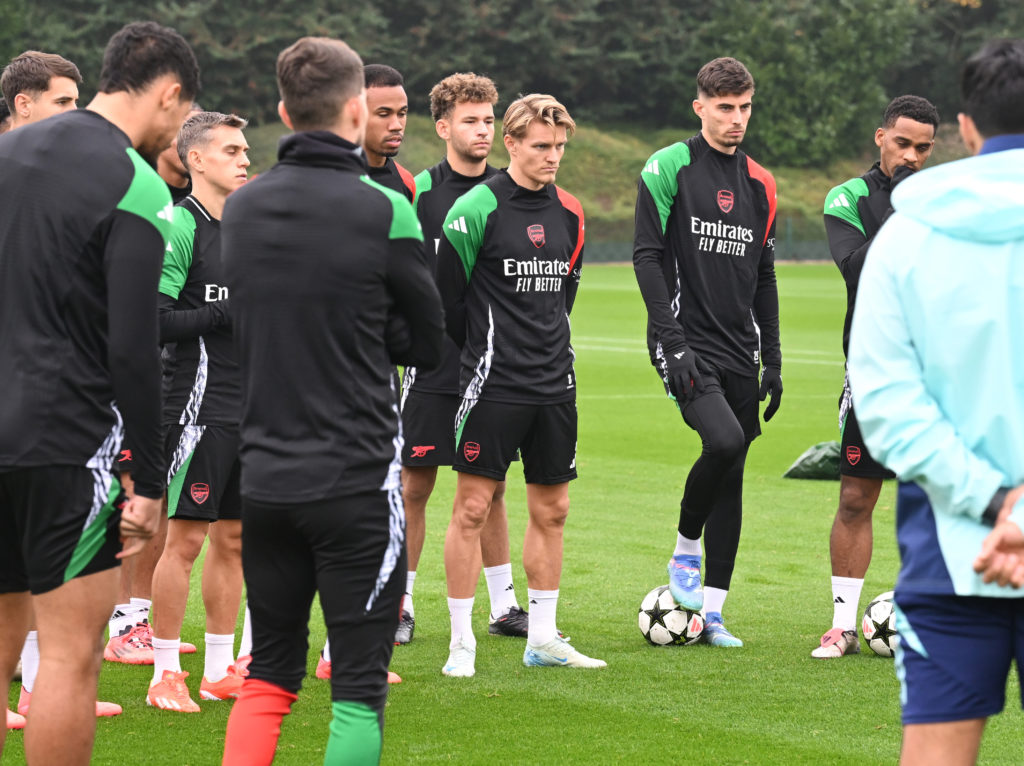 Arsenal FC Training Session - UEFA Champions League 2024/25 League Phase MD4