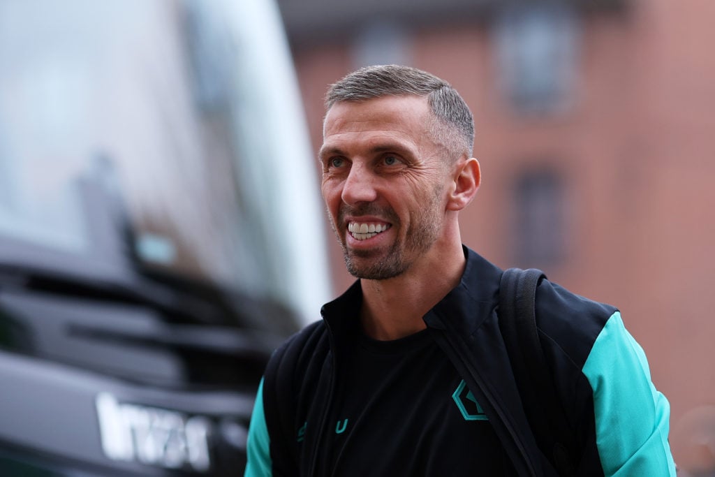 Gary O'Neil, Manager of Wolverhampton Wanderers, arrives at the stadium prior to the Premier League match between Wolverhampton Wanderers FC and So...