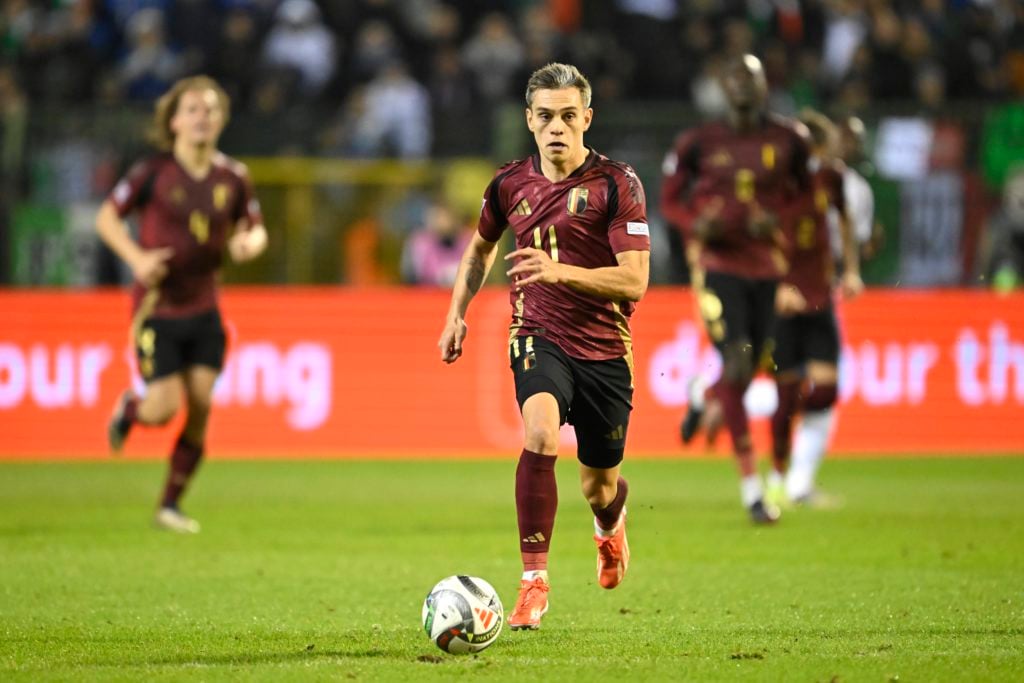 Trossard Leandro midfielder of Belgium during the UEFA Nations League tournament League A Phase Group A2 match between Belgium and Italy on Novembe...